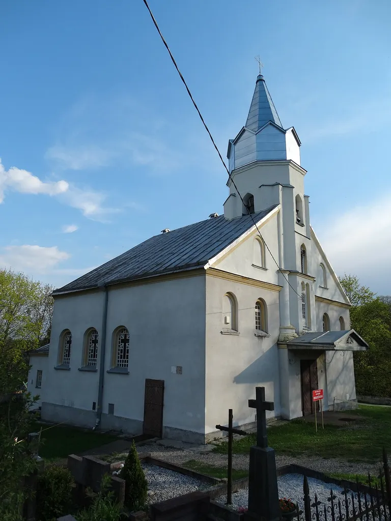 Saint John the Baptist church in Lapės, Kaunas district, Lithuania