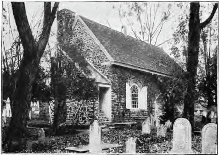 Exterior photograph of St David's Church circa 1907
