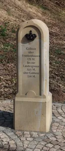Royal Saxon milestone Neukirchen/Pleiße
