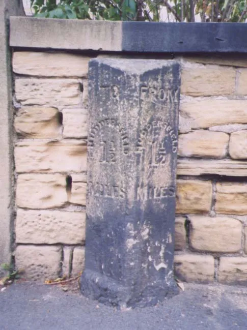 Old Milestone by Church Street, Paddock, Huddersfield
