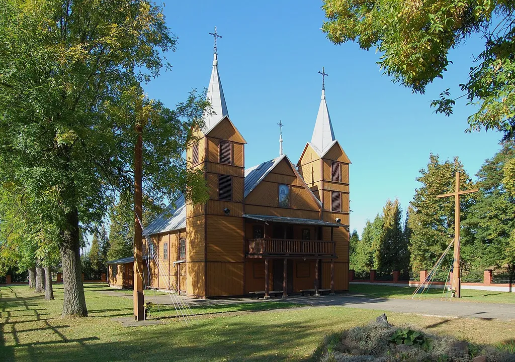 Church in Sobolew, Masovian Voivodeship built in 1708.