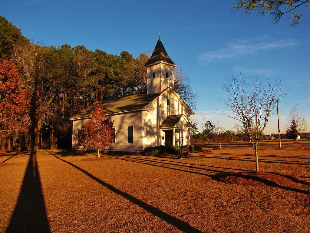 The historic Centenary Methodist Church, located at 2585 North Carolina Highway 130 East near Rowland, North Carolina, is listed on the US National Register of Historic Places. This is an image of a place or building that is listed on the National Register of Historic Places in the United States of America. Its reference number is 07000294 (Wikidata).