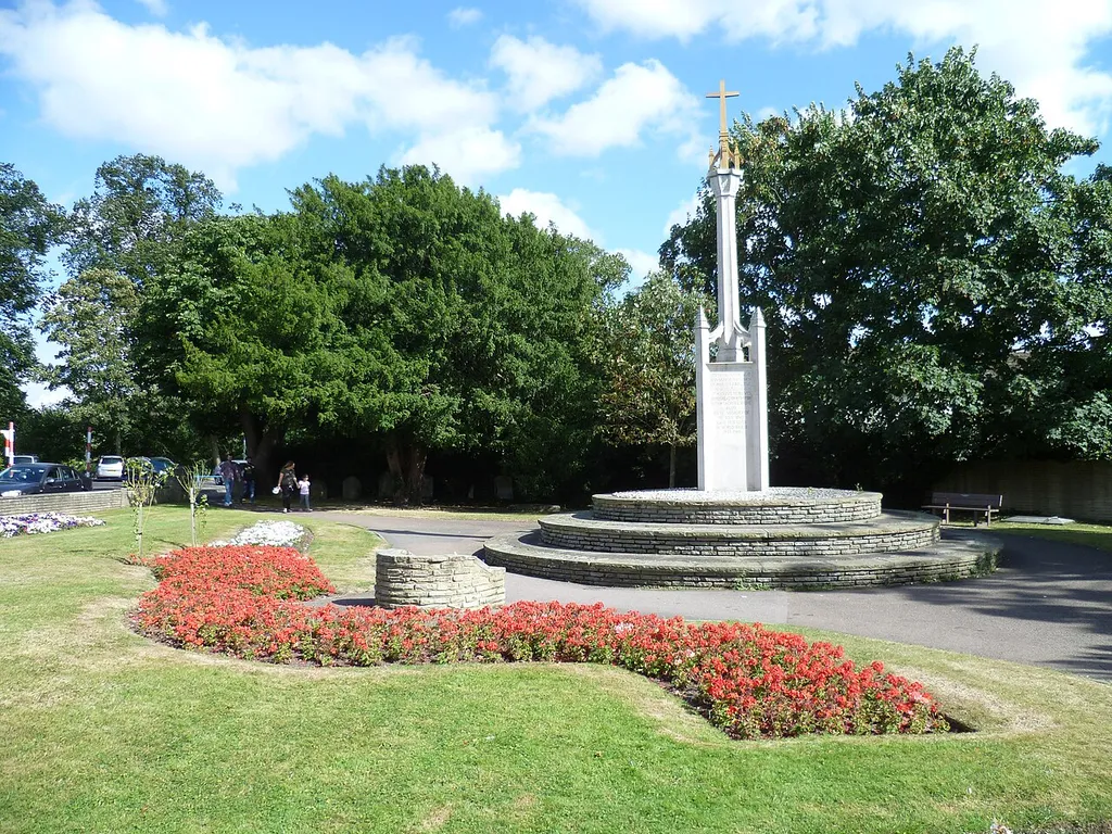 Potters Bar war memorial, St John's Churchyard