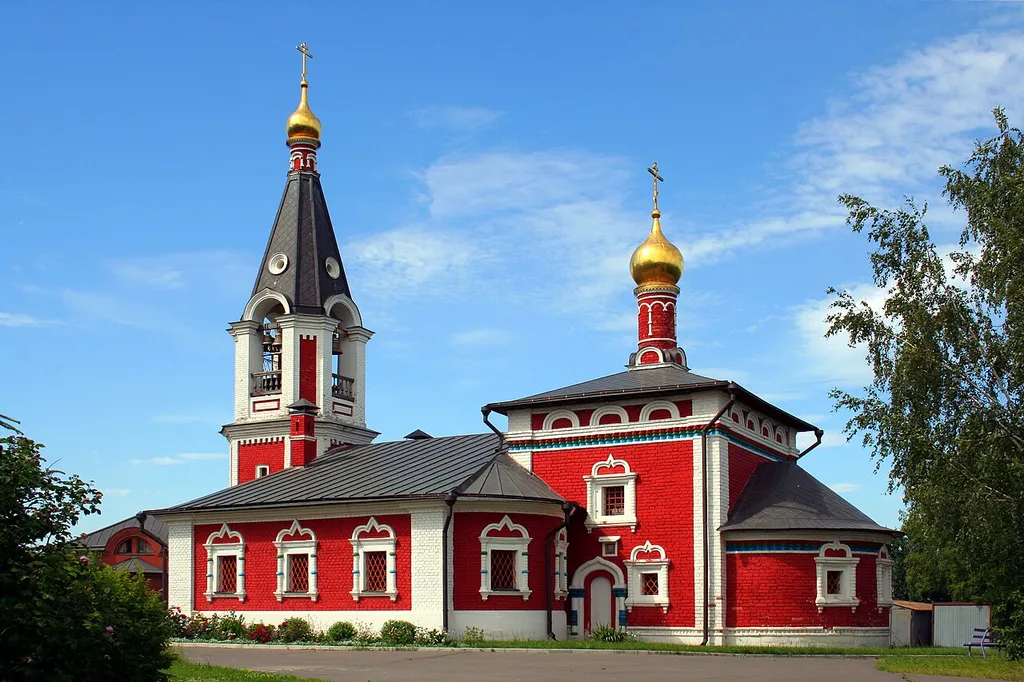 Church of St. Nicholas in Saburovo, Moscow.