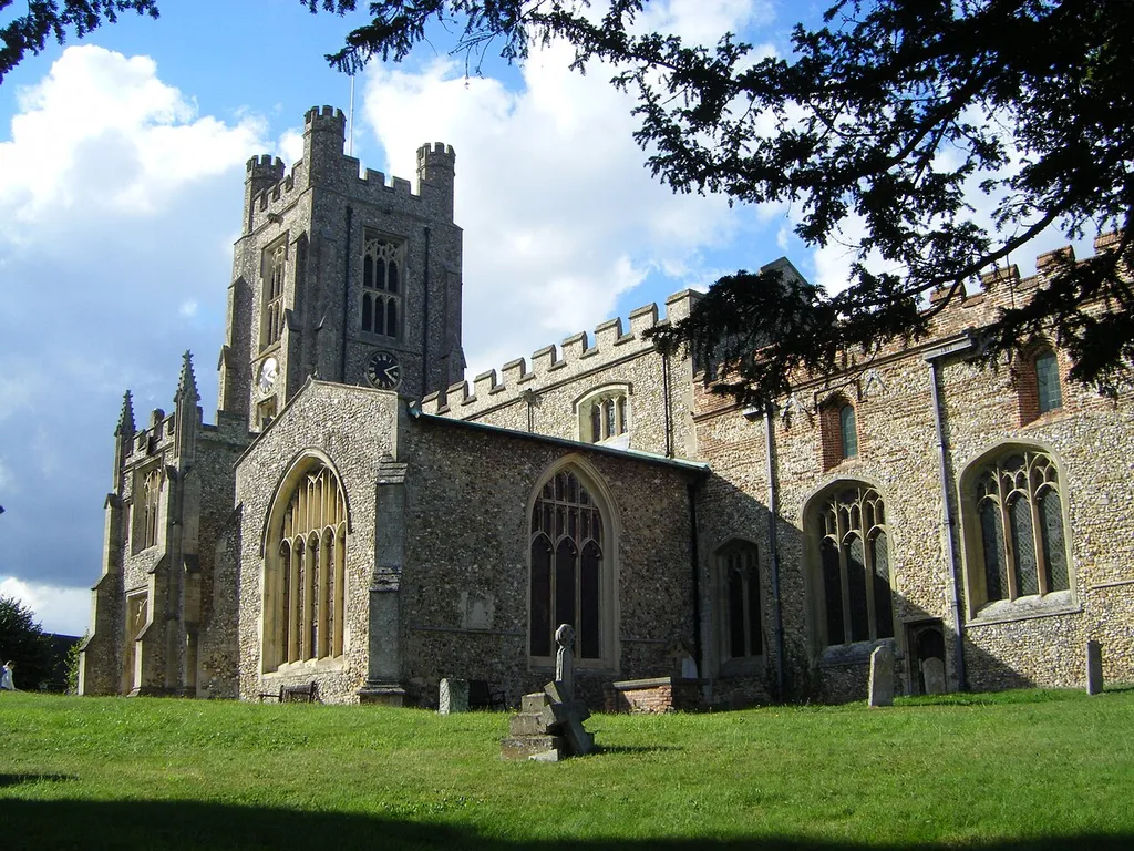St Mary the Virgin parish church, Newport, Essex, seen from the southeast
