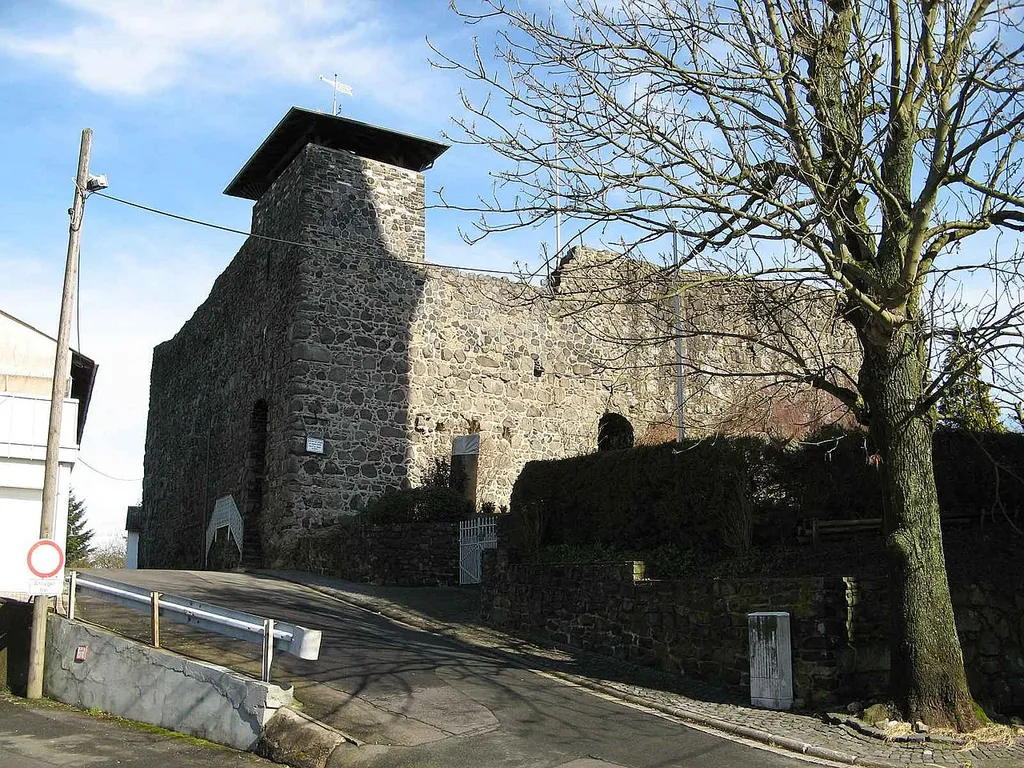 Burg in Ellar, Hessen, Deutschland
