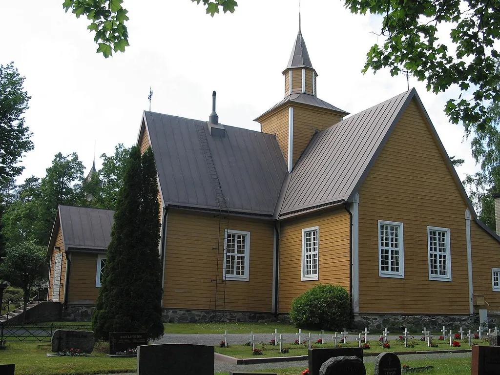Church of Dragsfjärd in Kimito (Kemiö)