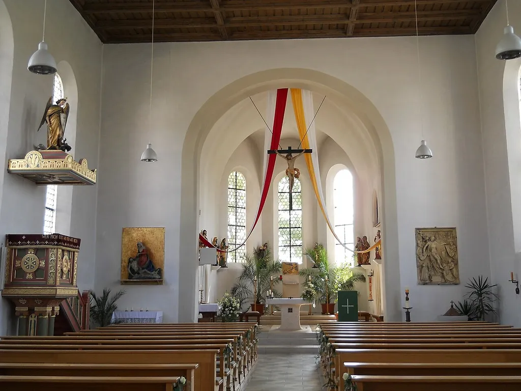 In der Kirche von Rupertsbuch, Gemeindeteil von Schernfeld im oberbayerischen Landkreis Eichstätt