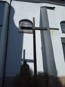 cross at the Church of Saint John the Baptist (Velká Bíteš)