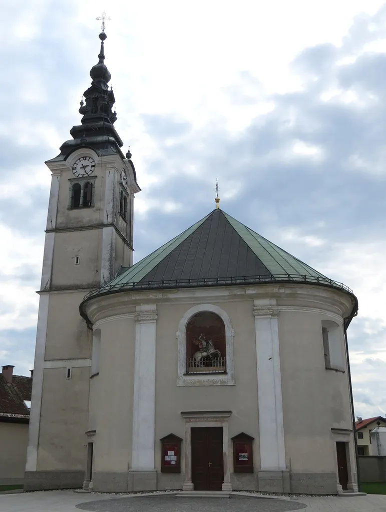 Saint George's Church in Šenčur, Municipality of Šenčur, Slovenia