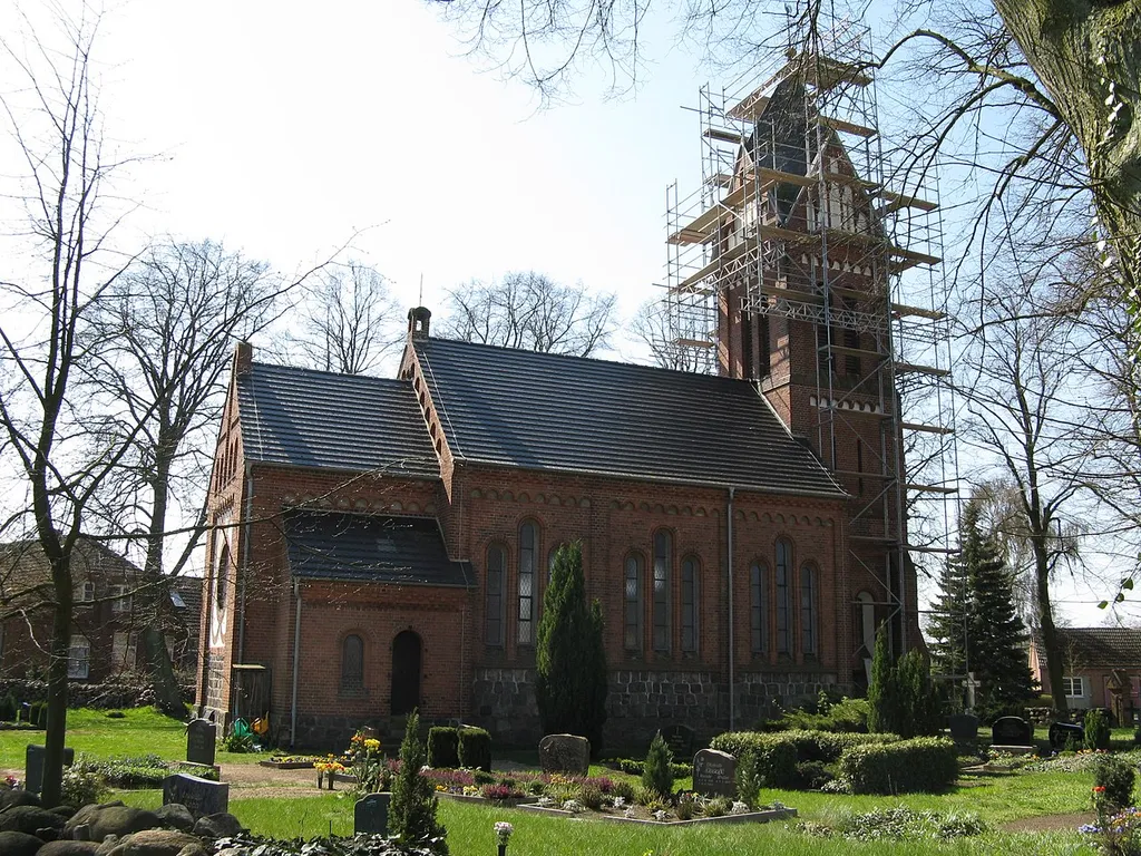 Church in Ganzlin, Mecklenburg-Vorpommern, Germany