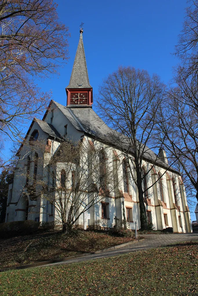 Evangelische Kirche Burgsolms, Gemeinde Solms, Lahn-Dill-Kreis, Hessen, Deutschland