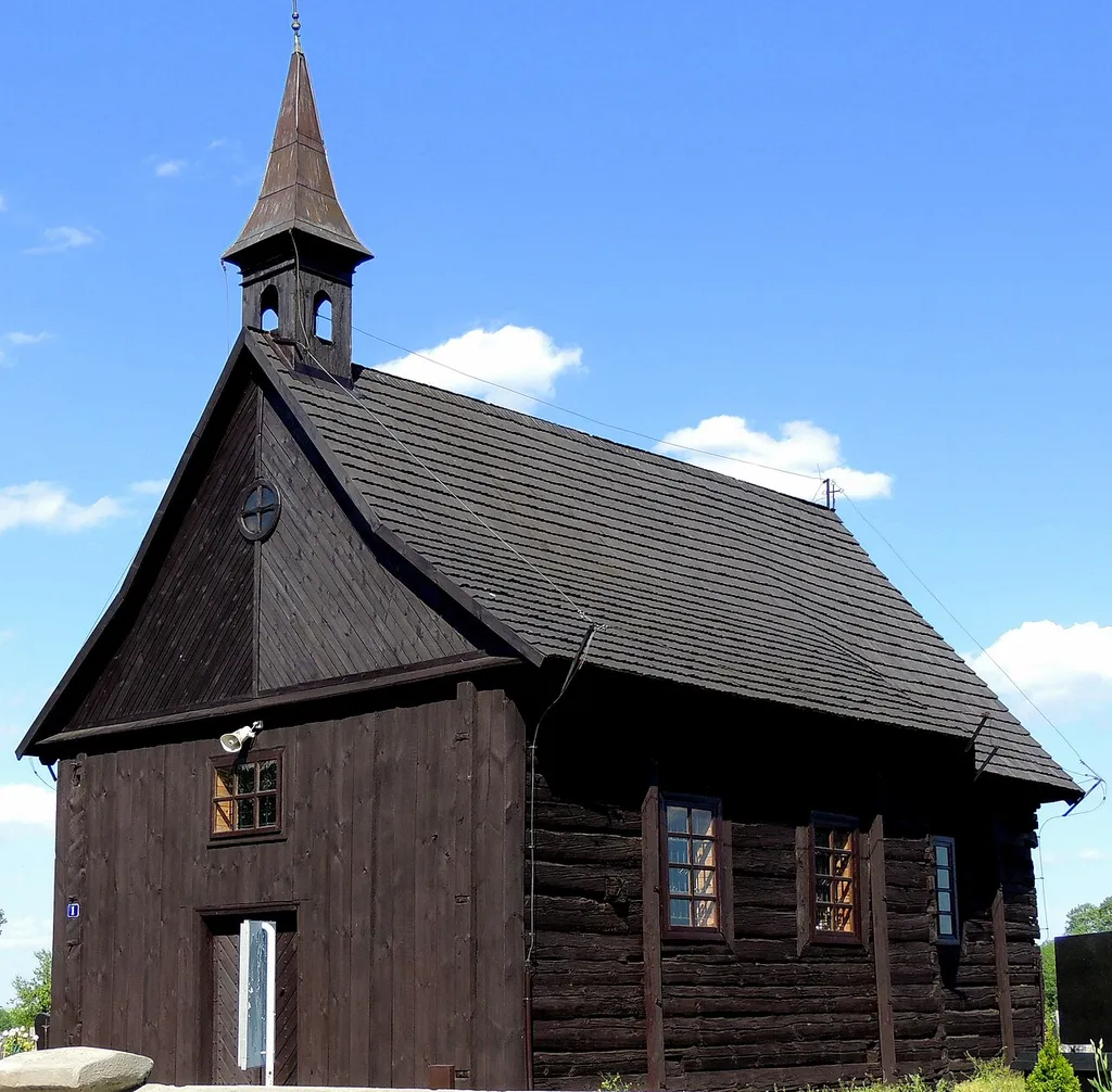 Parzęczew, kościół cmentarny św. Rocha, 1 poł. XVII