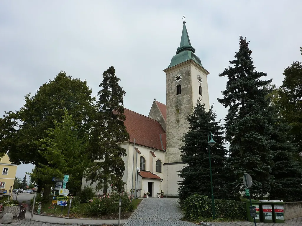 Pfarrkirche Markersdorf, Markersdorf-Haindorf, Niederösterreich This media shows the protected monument with ObjektID 73331 in Austria. (Commons, de, Wikidata)