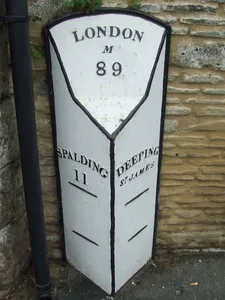Mile Post By No.42 Church Street