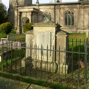 Memorial In The Churchyard Of Church Of St Edmund 12 Metres South Of The Aisle