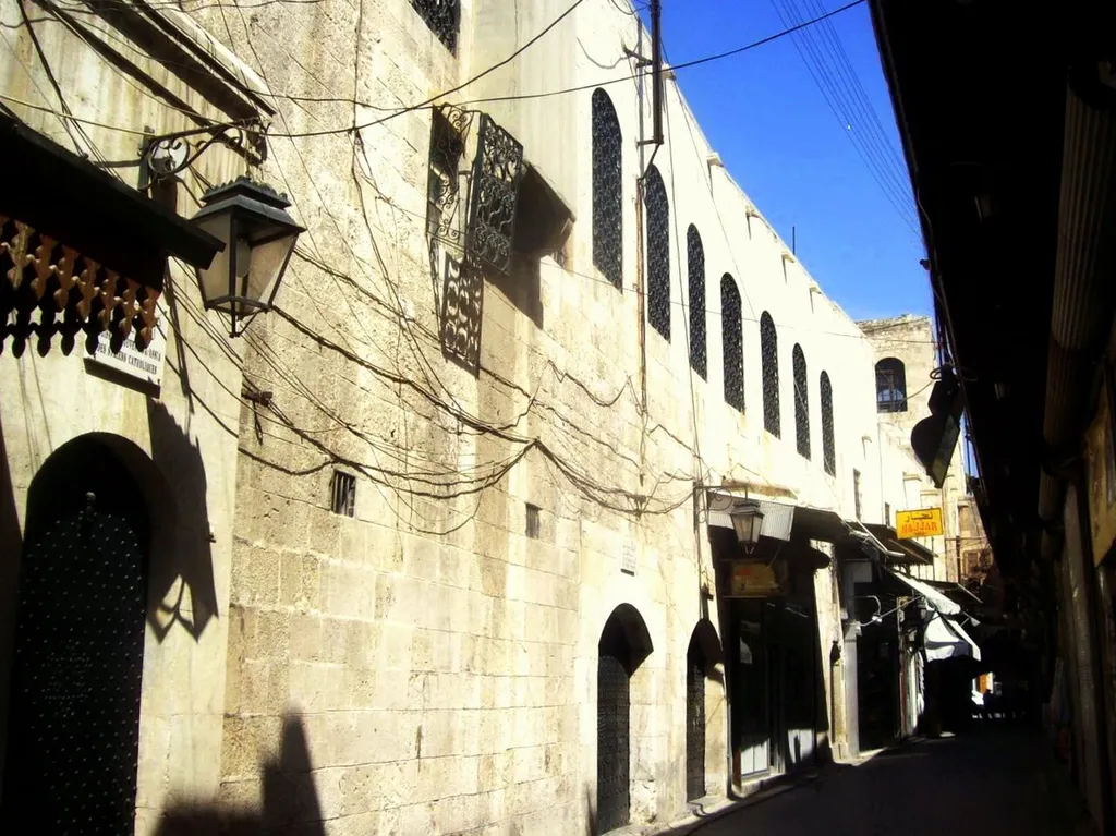 The exterior of Mar Assia al-Hakim Syriac Catholic church, Aleppo.
