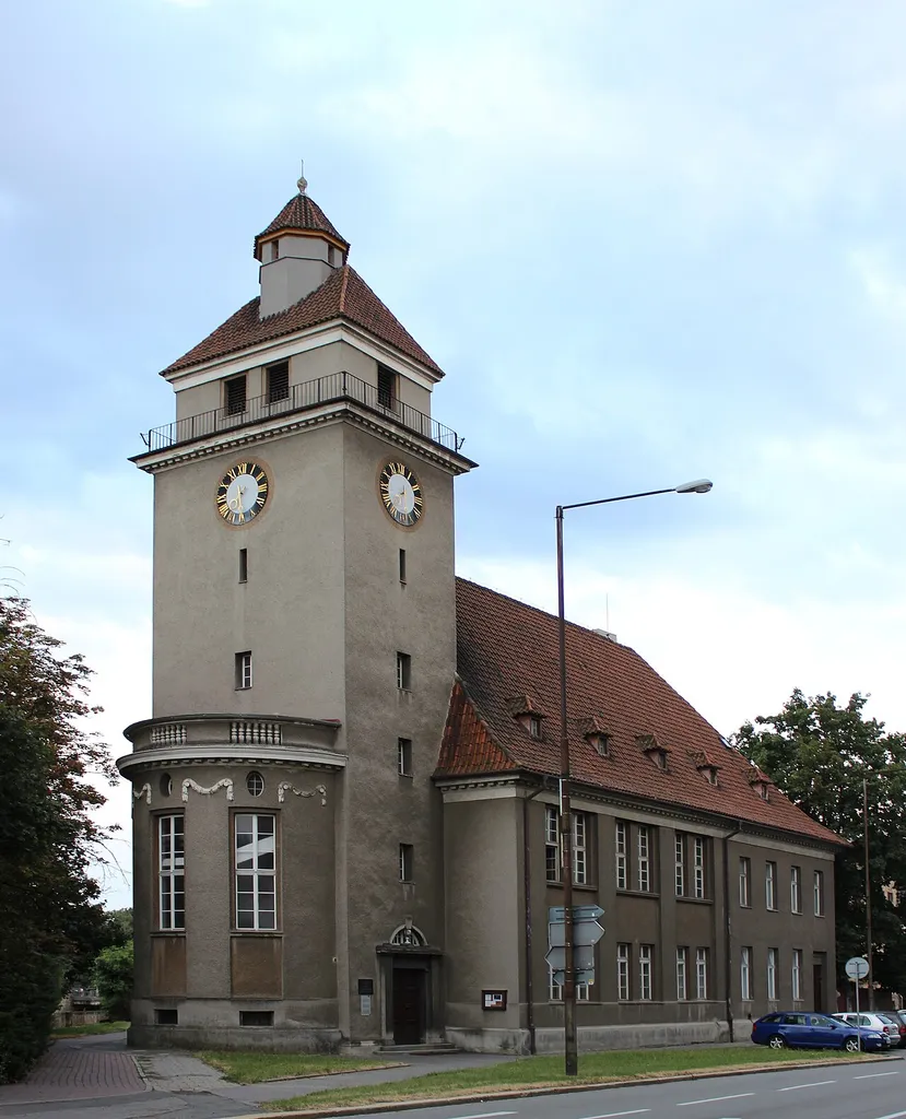 Kostel Farního sboru Českobratrské církve evangelické v Olomouci (pohled od severozápadu).