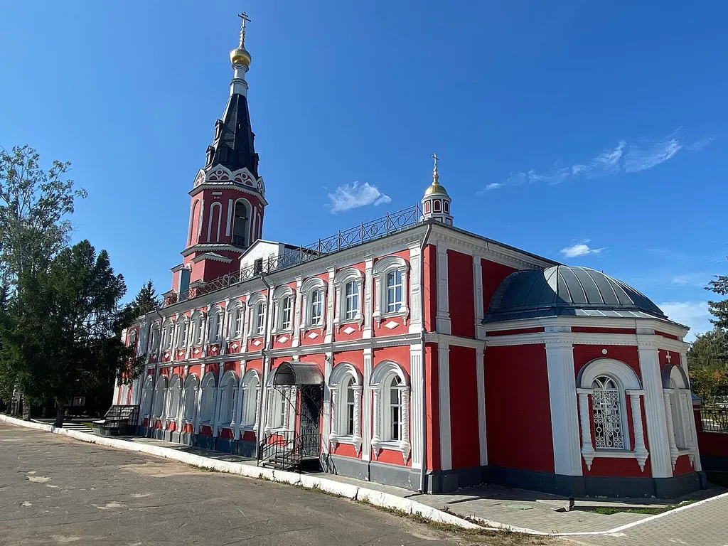 Церковь Александра Невского (вид со двора): улица Баррикад, 1, корп. 3, Нижний Новгород, Нижегородская область