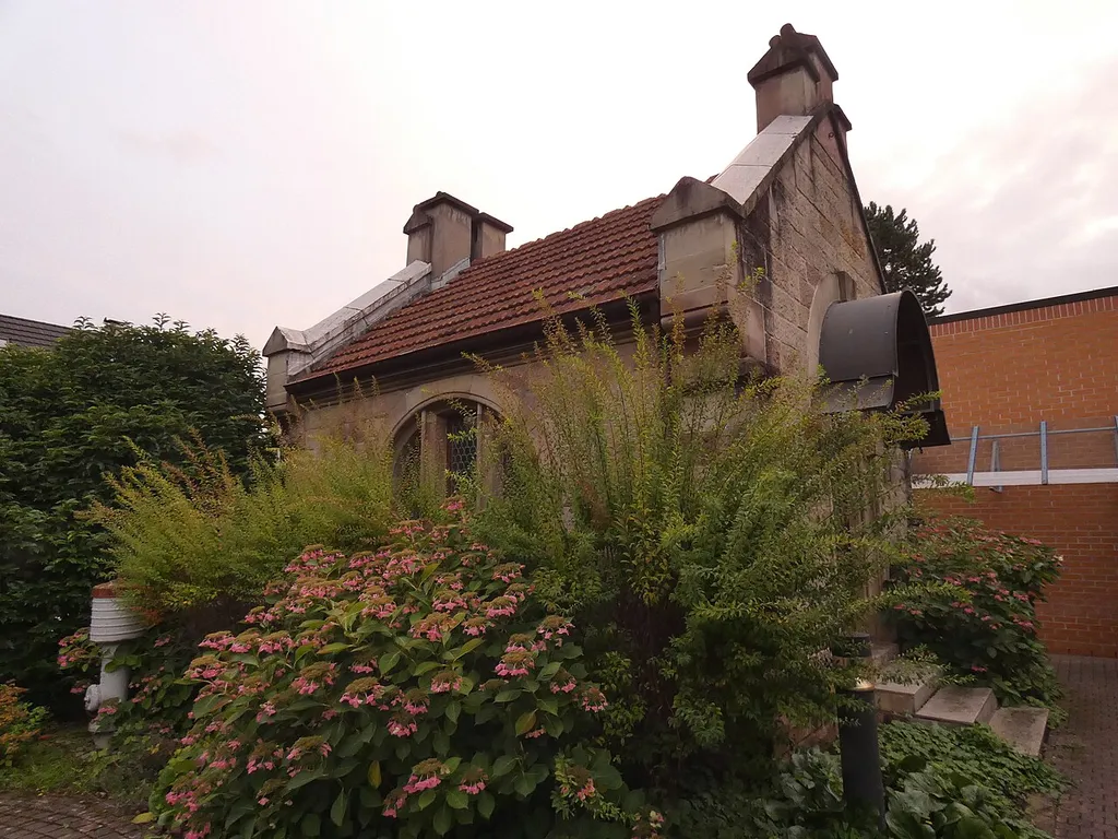 Chapel. Entrance Right Sight. Built about 1900.