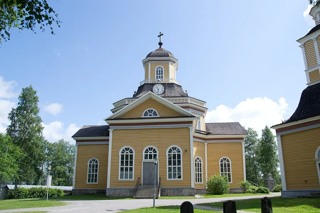 Kaustinen Church in Kaustinen, Finland.