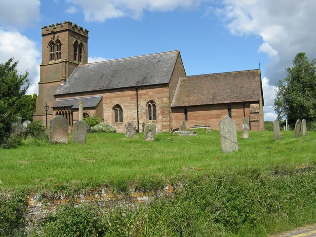 St Bartholomew's parish church, Grimley, Worcestershire, seen from the southeast