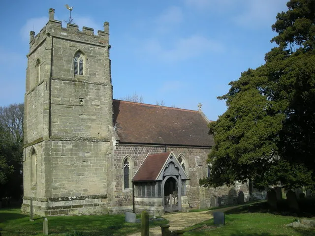 All Saints' parish church, Shawell, Leicestershire, seen from the south