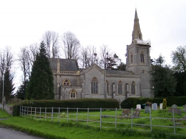 St Peter's parish church, Bushley, Worcestershire, seen from the north