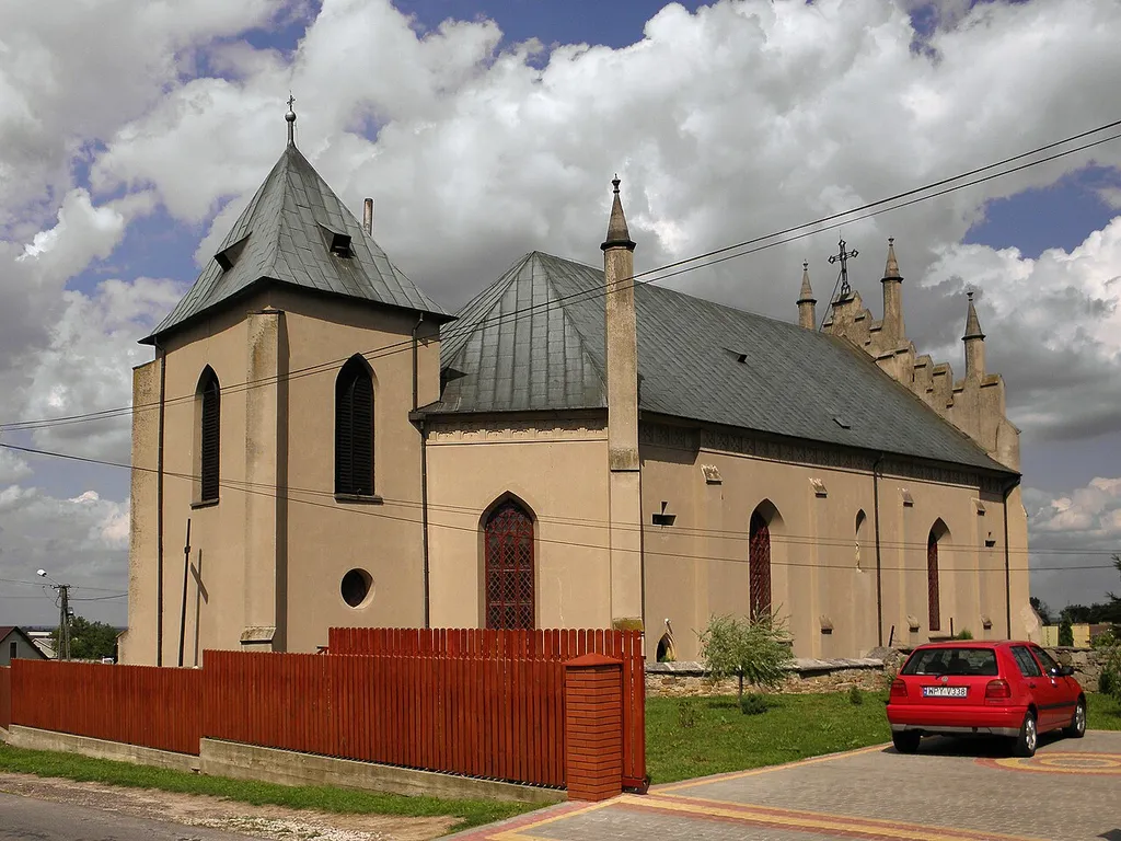 Borkowice - kościół Świętego Krzyża i św. Mateusza (zabytek nr 427/A)