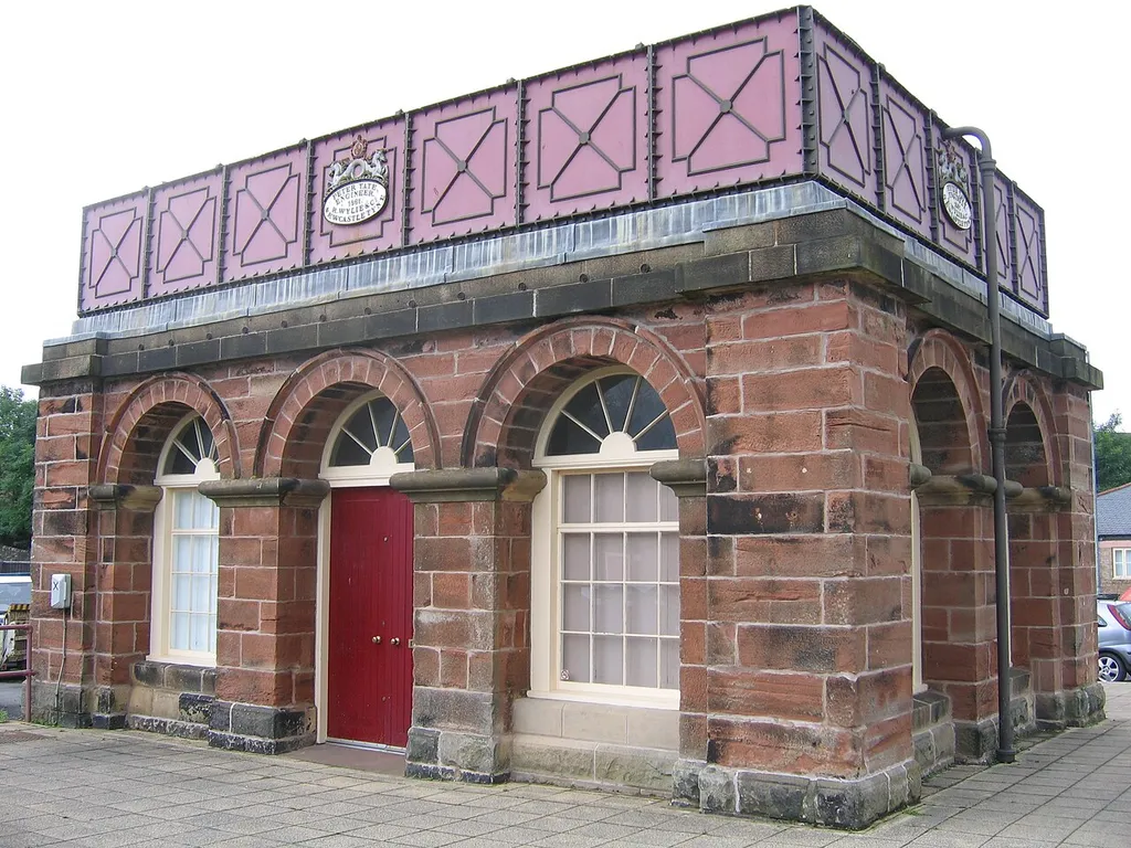 Water Tank of 1861 for steam engines at Haltwhistle Rly Station