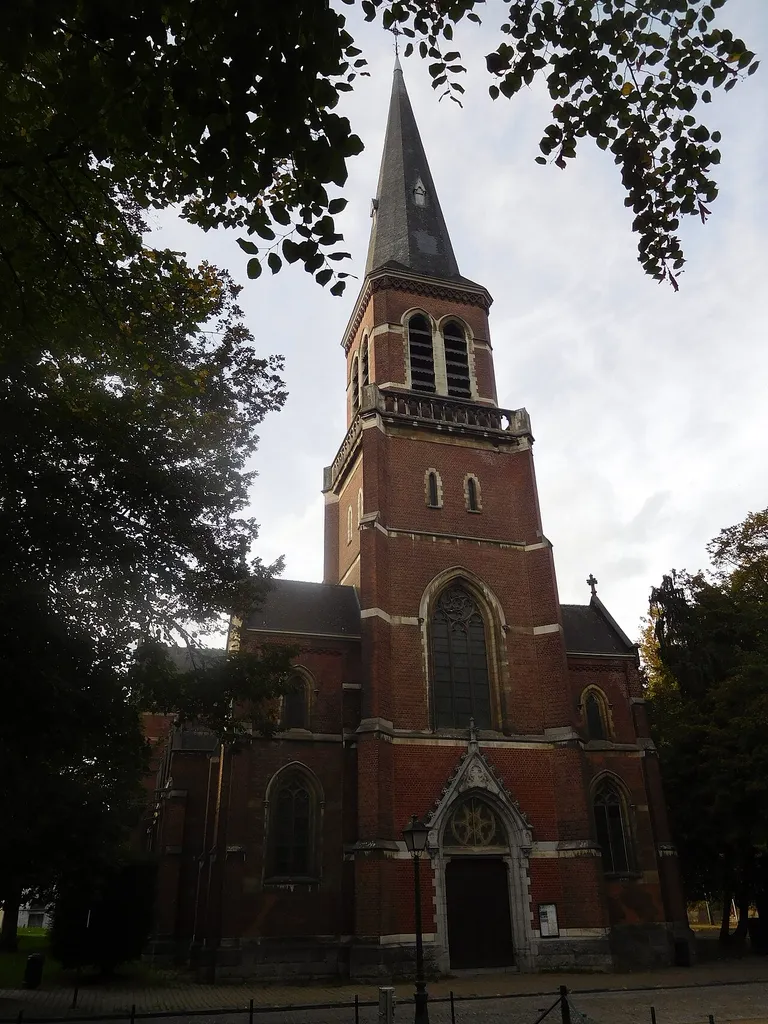 L'église Saint-Lambert, à Laeken (Bruxelles) ewt de style néogothique.
