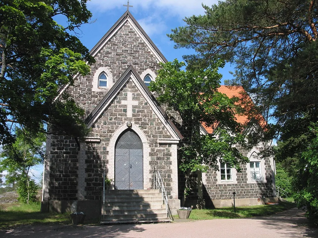 Dalsbruk Church in Kimitoön, Finland.