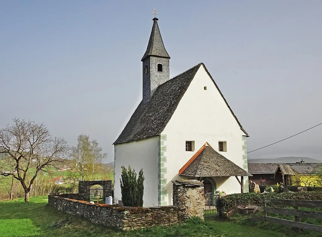 Kath. Filialkirche Briefelsdorf (Feldkirchen in Kärnten) mit Friedhof