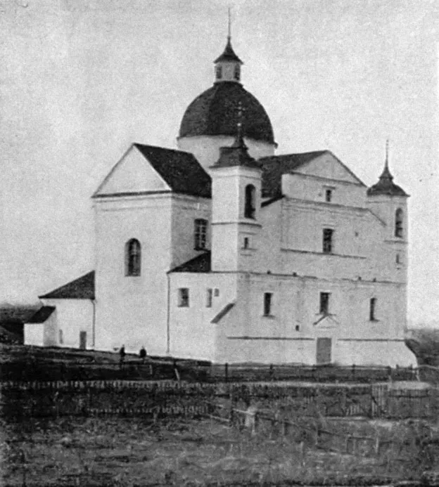 Глуск (Hłusk). Кляштар бэрнардынаў на тэрыторыі бастыённага замка