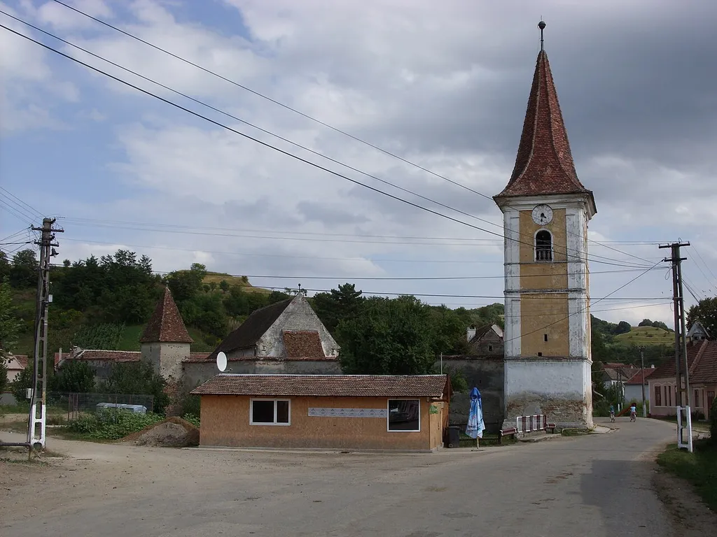 Saxon fortified church in Motiș (Mortesdorf), Sibiu County, Romania