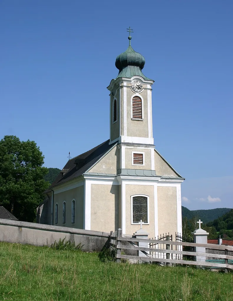 church in Altenmarkt an der Triesting This media shows the protected monument with ObjektID 68562 in Austria. (Commons, de, Wikidata)