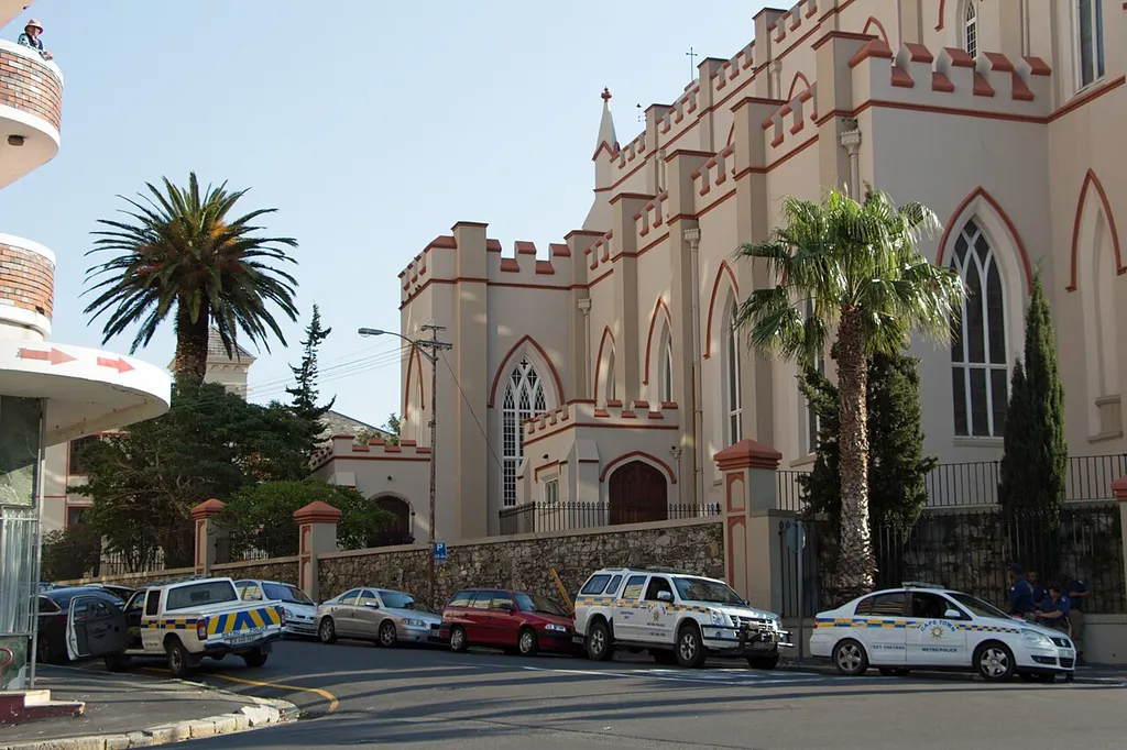 St Mary's Cathedral, Cape Town, South Africa (from Hope Street)