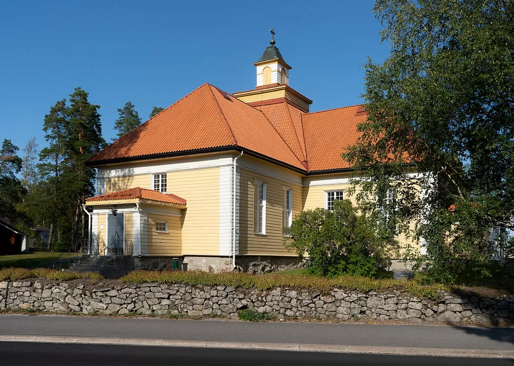 Joroinen Church in Joroinen, Finland pictured in August 7, 2019.