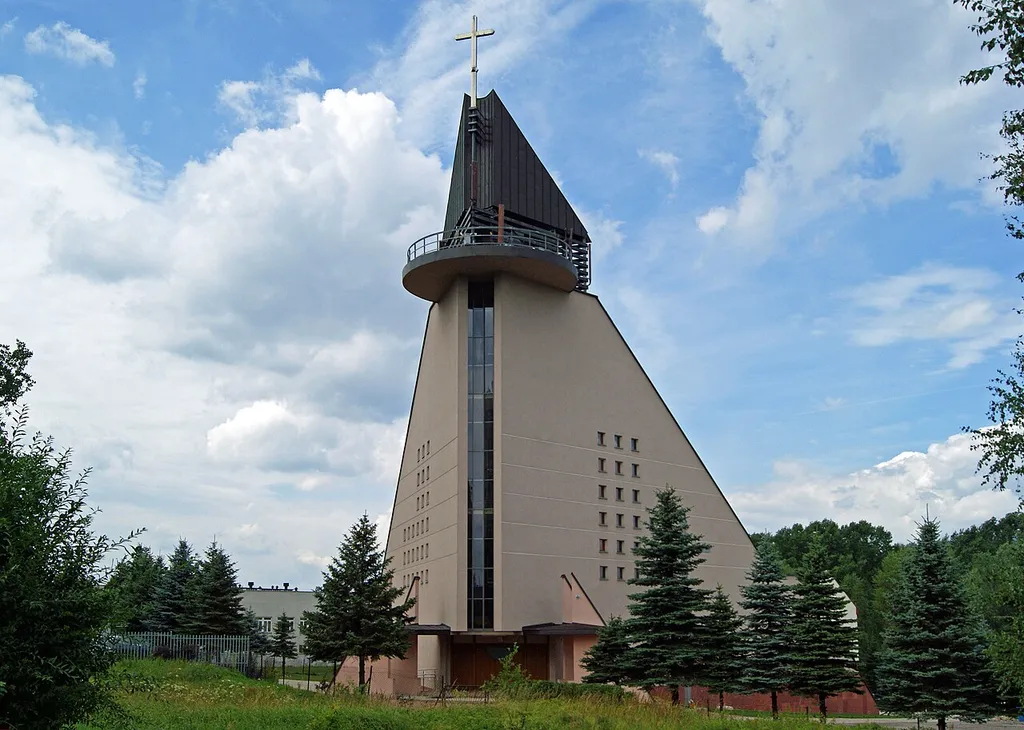 Church of the Visitation of the Blessed Virgin Mary (2000 design. by Krzysztof Filus), 6 S. Wyszynskiego street, Krakow, Poland