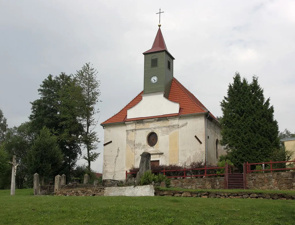 Pohorská Ves - kostel svatého Linharta.