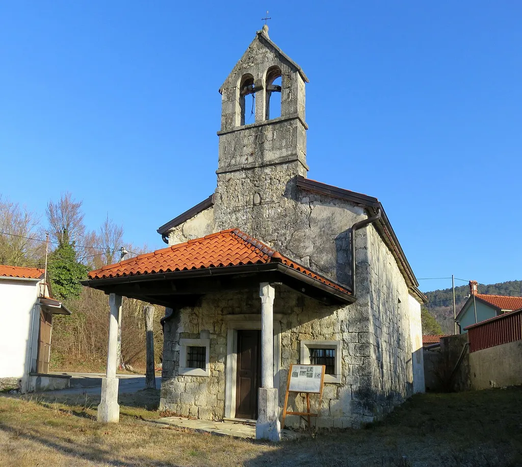 Saint Thomas's Church in Famlje, Municipality of Divača, Slovenia