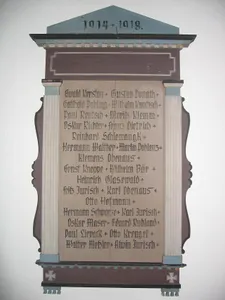 Gedenktafel Erster Weltkrieg