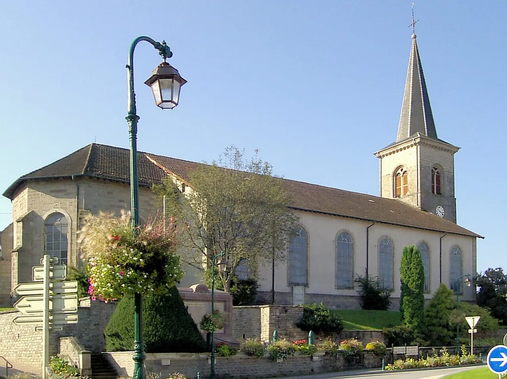 L'église Sainte-Walburge à Xertigny