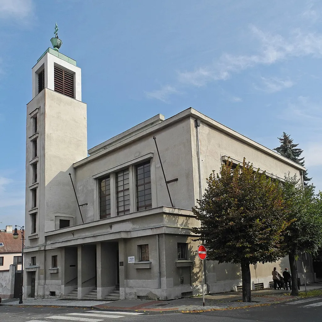 Hussitenkirche in Louny (Laun) – Kostel Čsl. církve husitské, Jakoubkova 1533