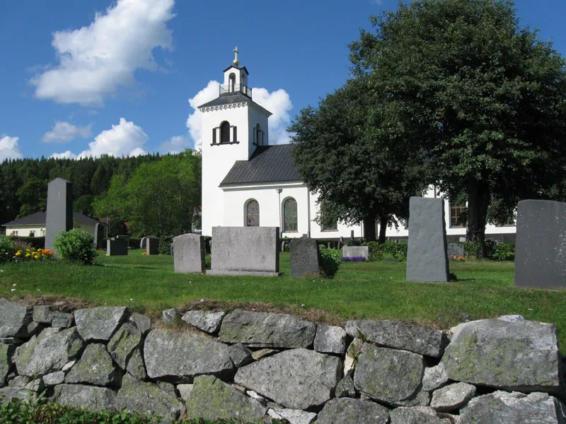 Hassela lutheran church in northern Hälsingland, Sweden.