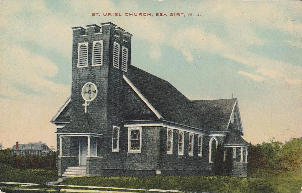 St. Uriel's Episcopal Church, Sea Girt, New Jersey, postcard picture.