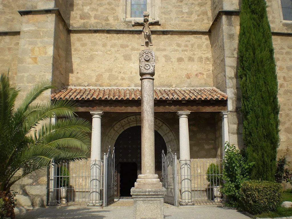 Church of Navalagamella. Community of Madrid, Spain