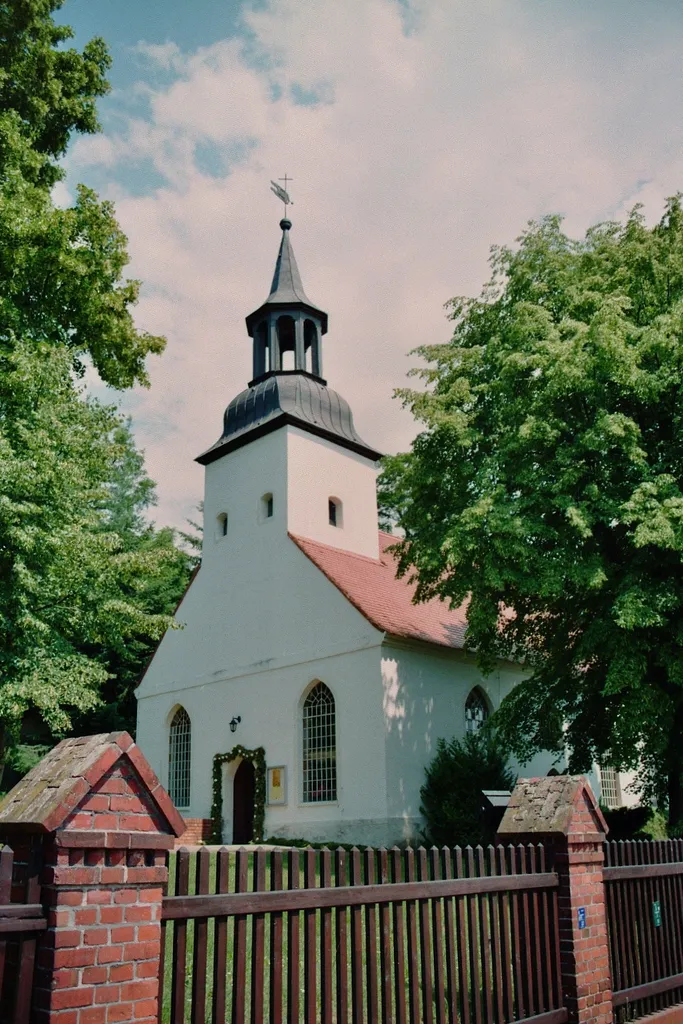 Protestant church in Tauer, Landkreis Spree-Neiße, Brandenburg, Germany. It is a listed cultural heritage monument.