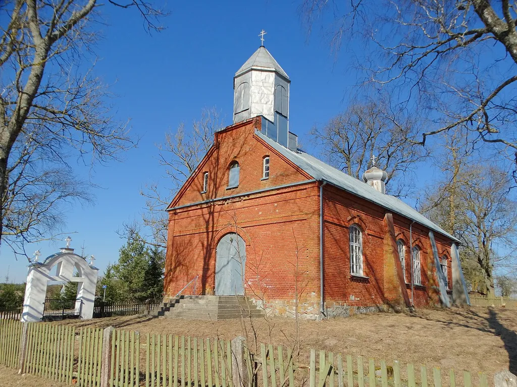 Orthodox Church of Old Believers in Pakupelkis, Kelmė District, Lithuania