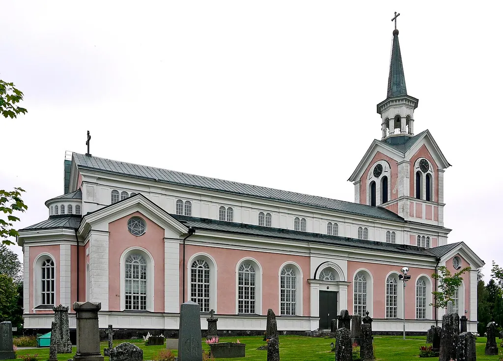Njurunda church, Diocese of Härnösand, Skellefteå, Sweden.